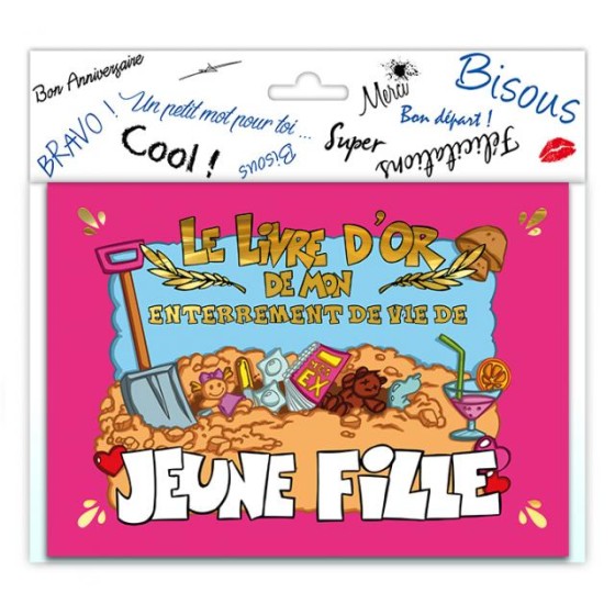 LIVRE D'OR ENTERREMENT DE VIE DE JEUNE FILLE