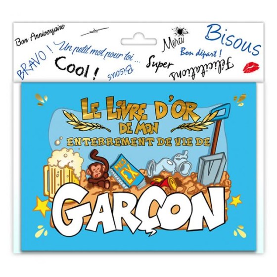 LIVRE D'OR ENTERREMENT DE VIE DE GARÇON