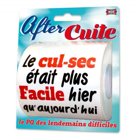 PAPIER TOILETTE AFTER CUITE