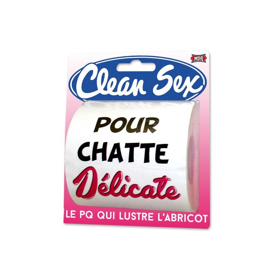 PAPIER TOILETTE CLEAN SEX FEMME