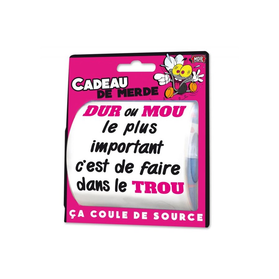 PAPIER TOILETTE CADEAU DE MERDE