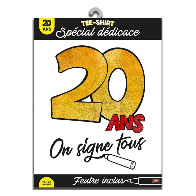 TEE SHIRT ON SIGNE S2/20ANS