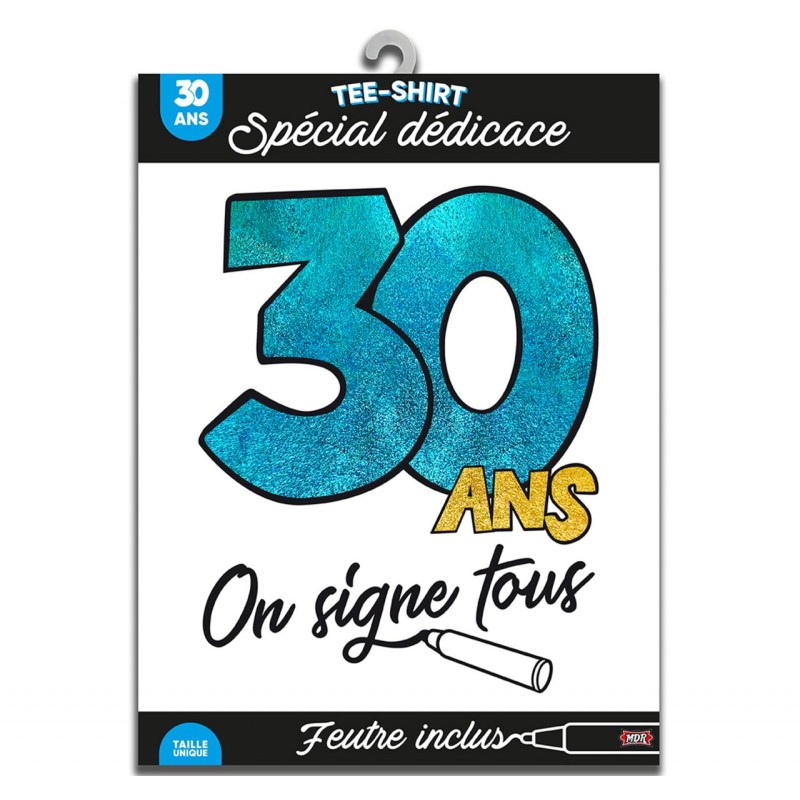 TEE SHIRT ON SIGNE S2/30ANS