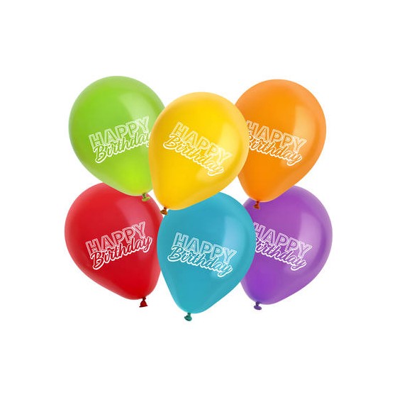 Réservoir Hélium Balloongaz 30 'Happy Birthday' 