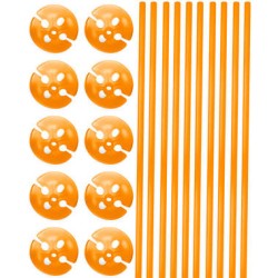 Bâtonnets de Ballon Orange