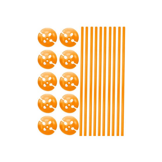 Bâtonnets de Ballon Orange