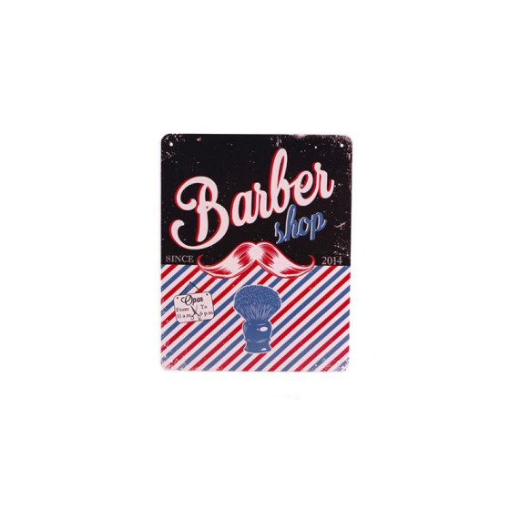 PLAQUE DECO 'BARBER'