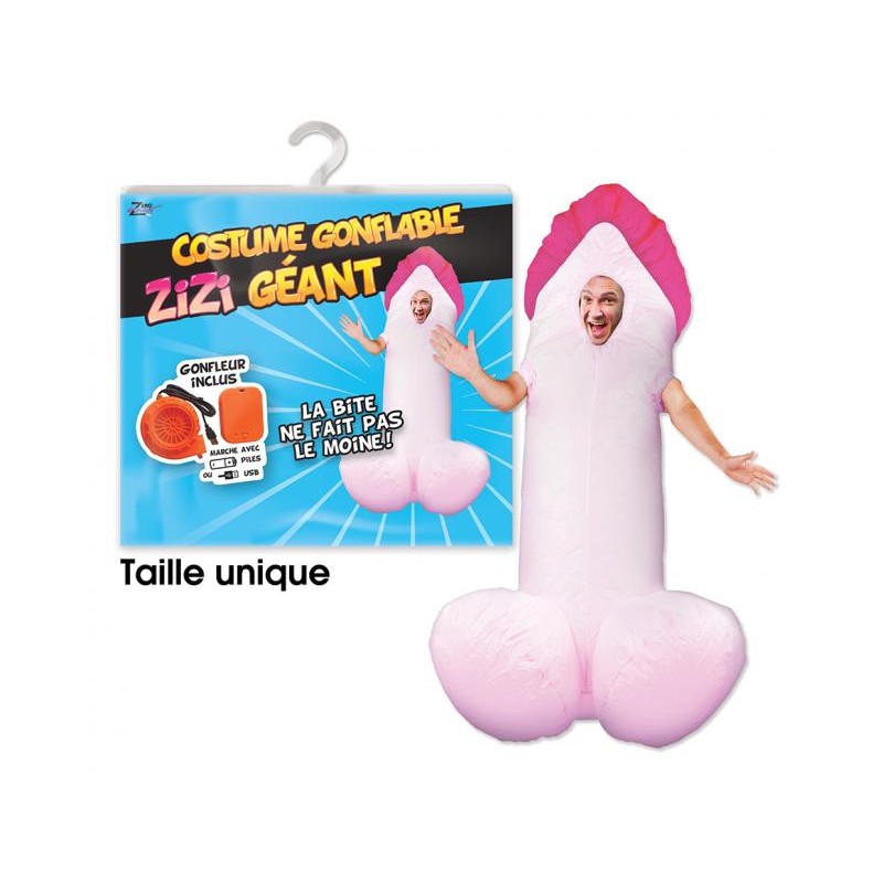 COSTUME GONFLABLE ZIZI GEANT