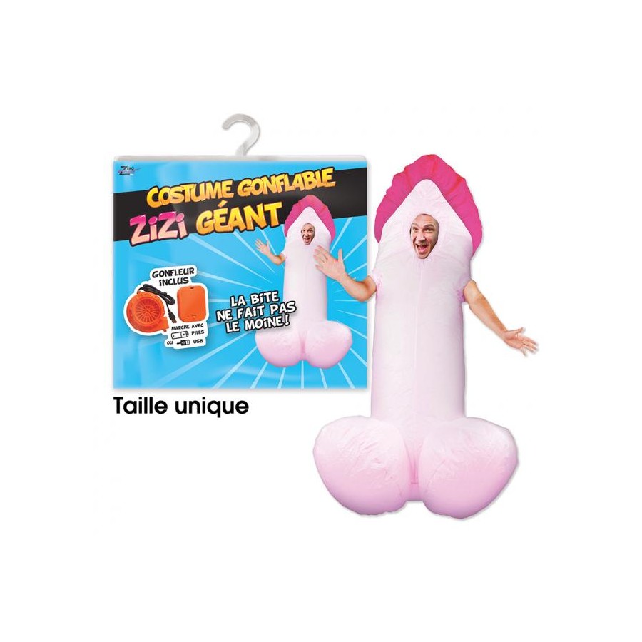 COSTUME GONFLABLE ZIZI GEANT