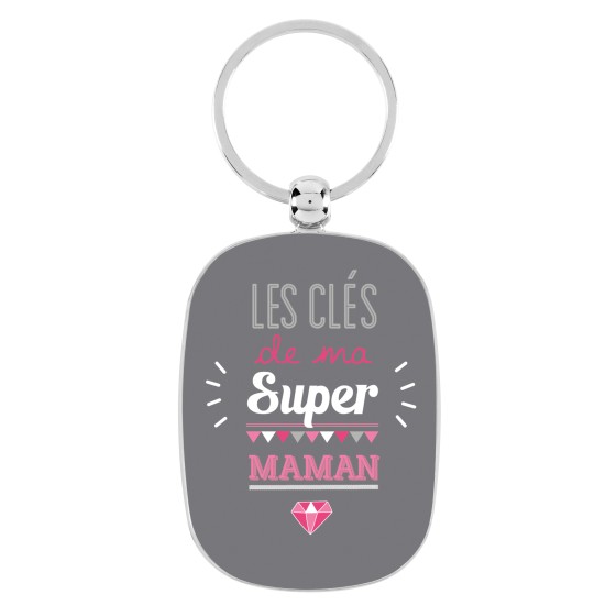 Porte-cles Ma super maman