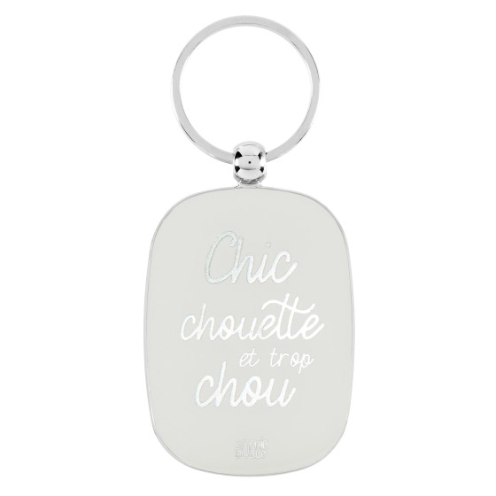 Porte-cles Chic chouette