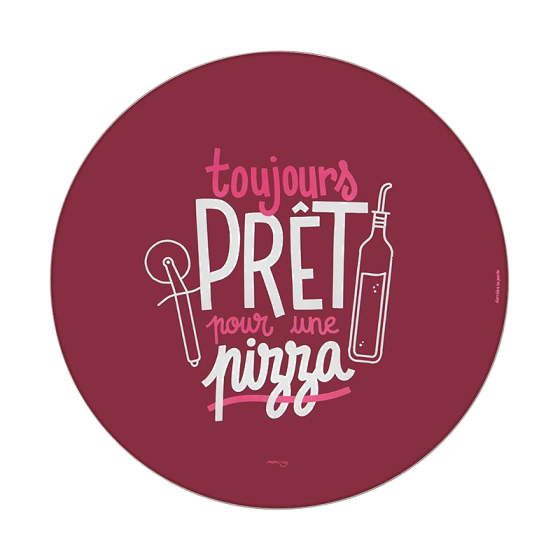 Plat a pizza (+ roulette) Toujours pret