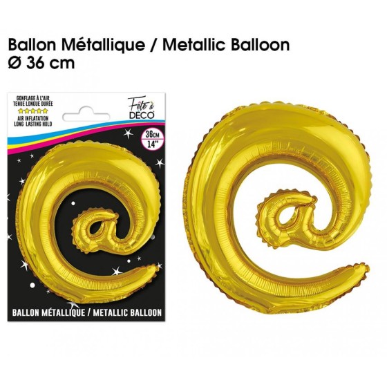 BALLON METALLIQUE OR AROBASE