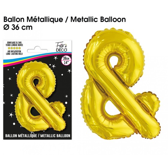 BALLON METALLIQUE OR ET