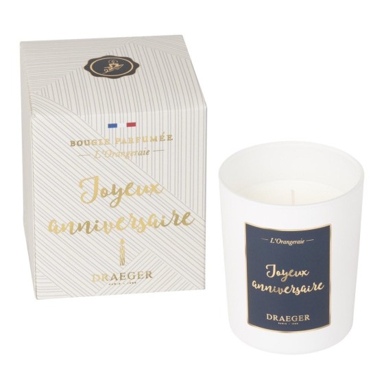 BOUGIE PARFUMEE "JOYEUX ANNIVERSAIRE"