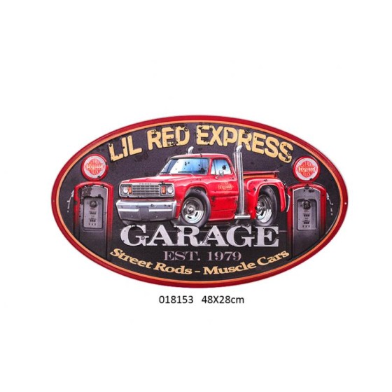 PLAQUE DECO RED EXPRESS 