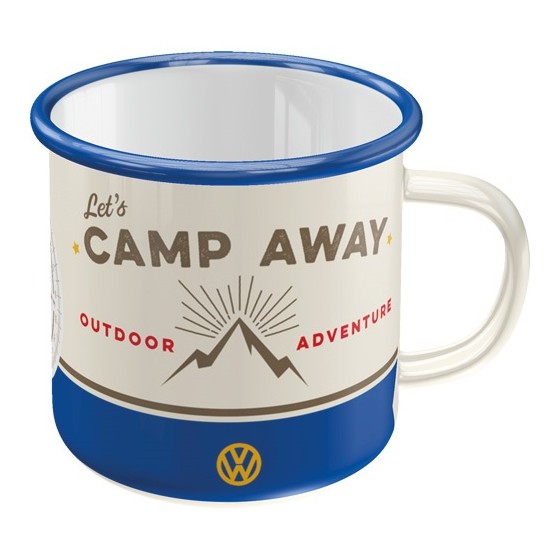 Enamel Mug VW Bulli Camp Away