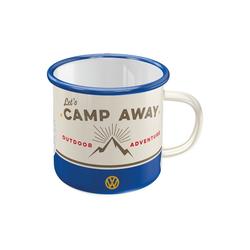 Enamel Mug VW Bulli Camp Away