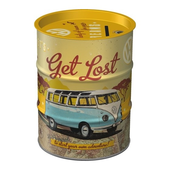 Money Box Oil Barrel VW Bulli / Lets Get Lost