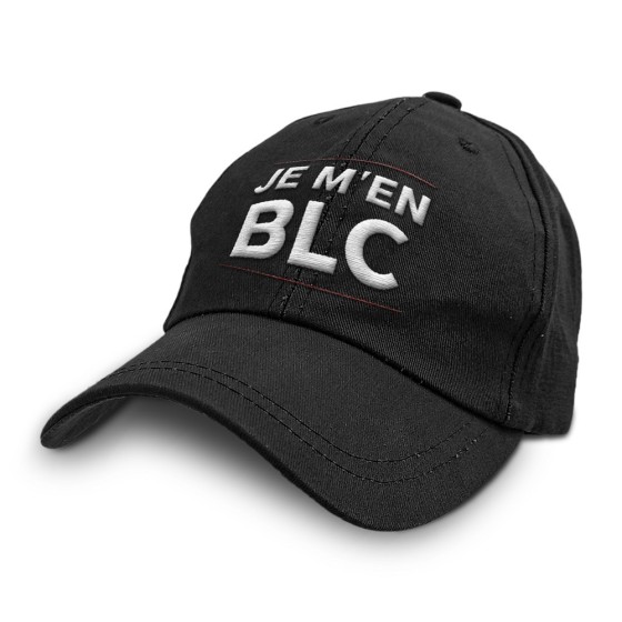 CASQUETTE "JE M EN BLC"