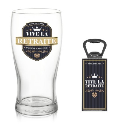 COFFRET BIERE "VIVE LA RETRAITE"