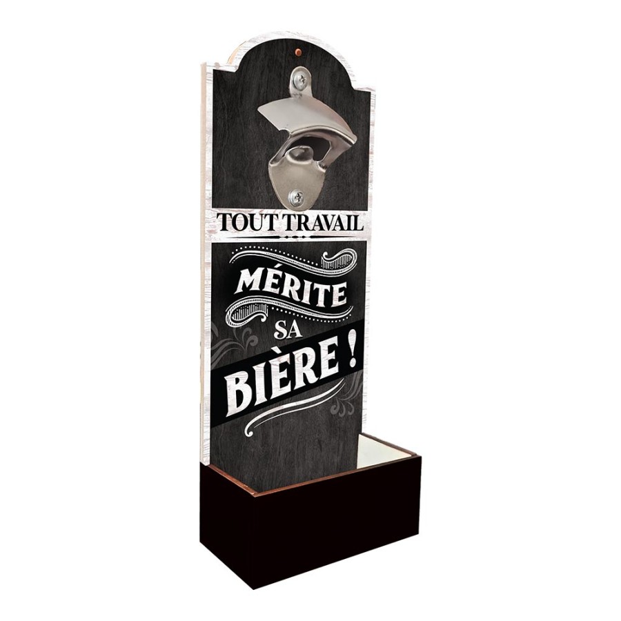 DECAPSULEUR MURAL "MERITE SA BIERE"