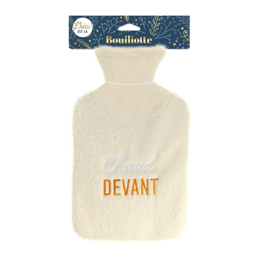 Bouillotte Fourrure Chaud Devant