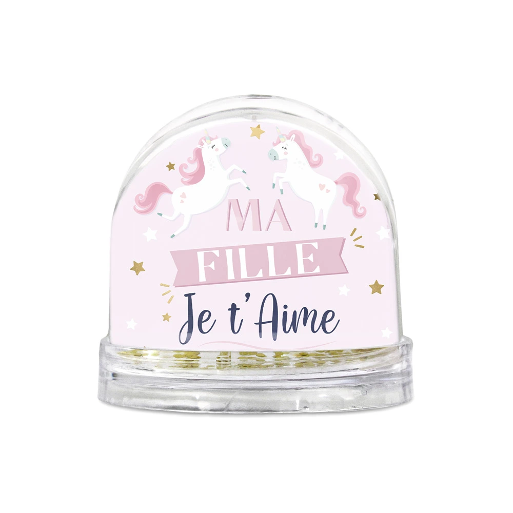 Boule A Neige "Ma Fille Je T'Aime"