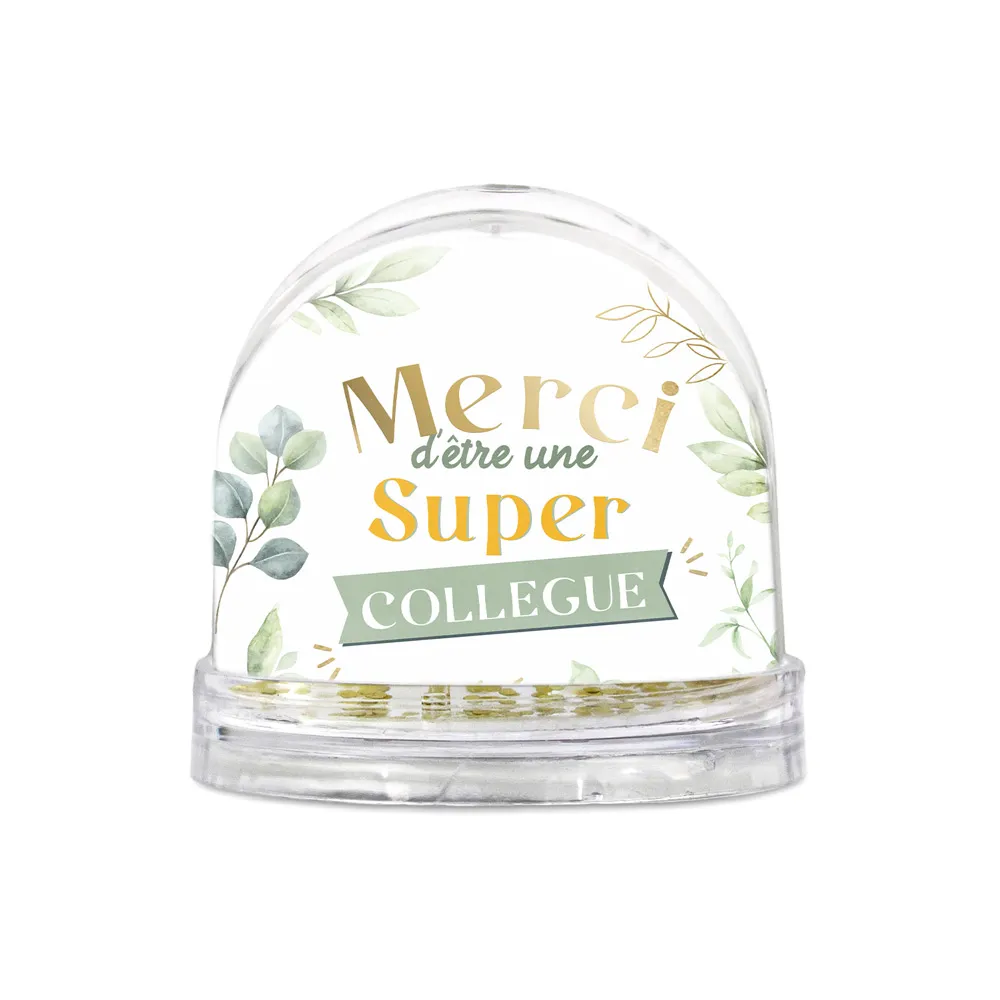 [STC-CD7575_16] Boule A Neige "Super Collegue"