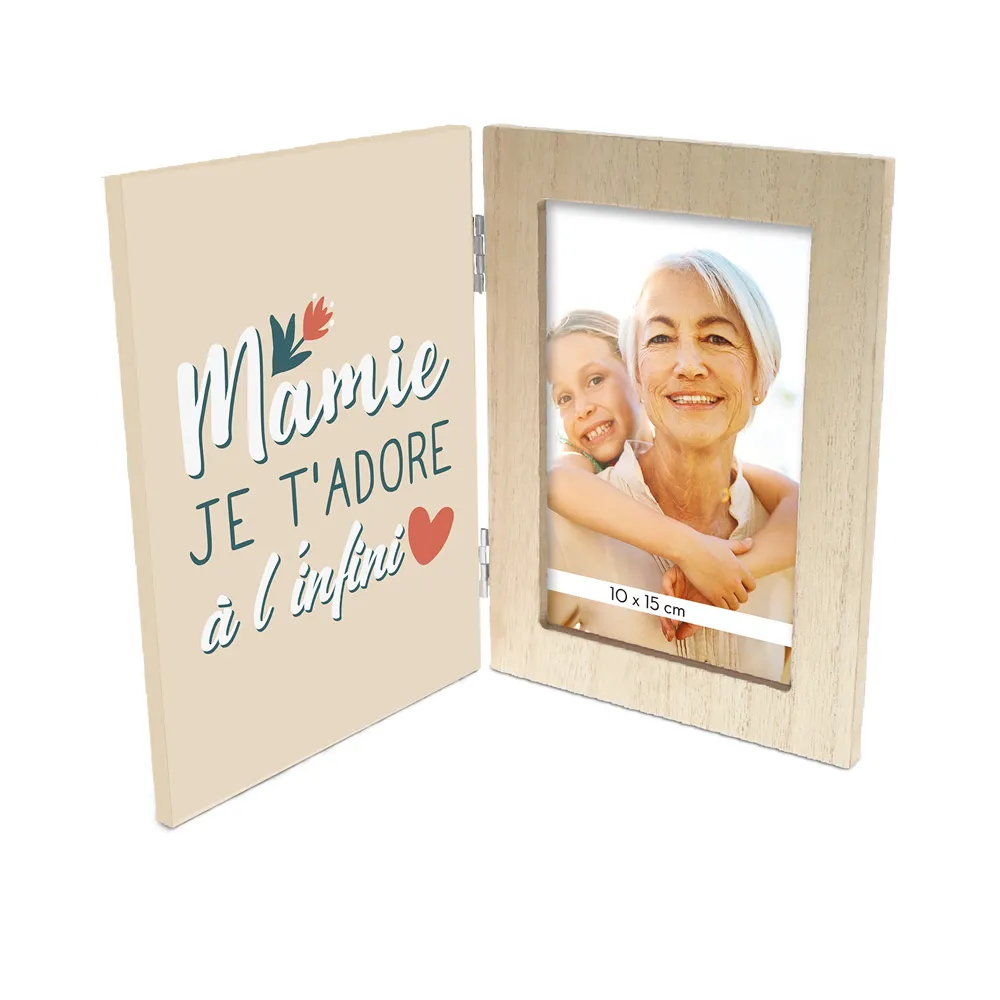 [STC-CD7683_02] Cadre "Mamie Je T Adore A L Infini"