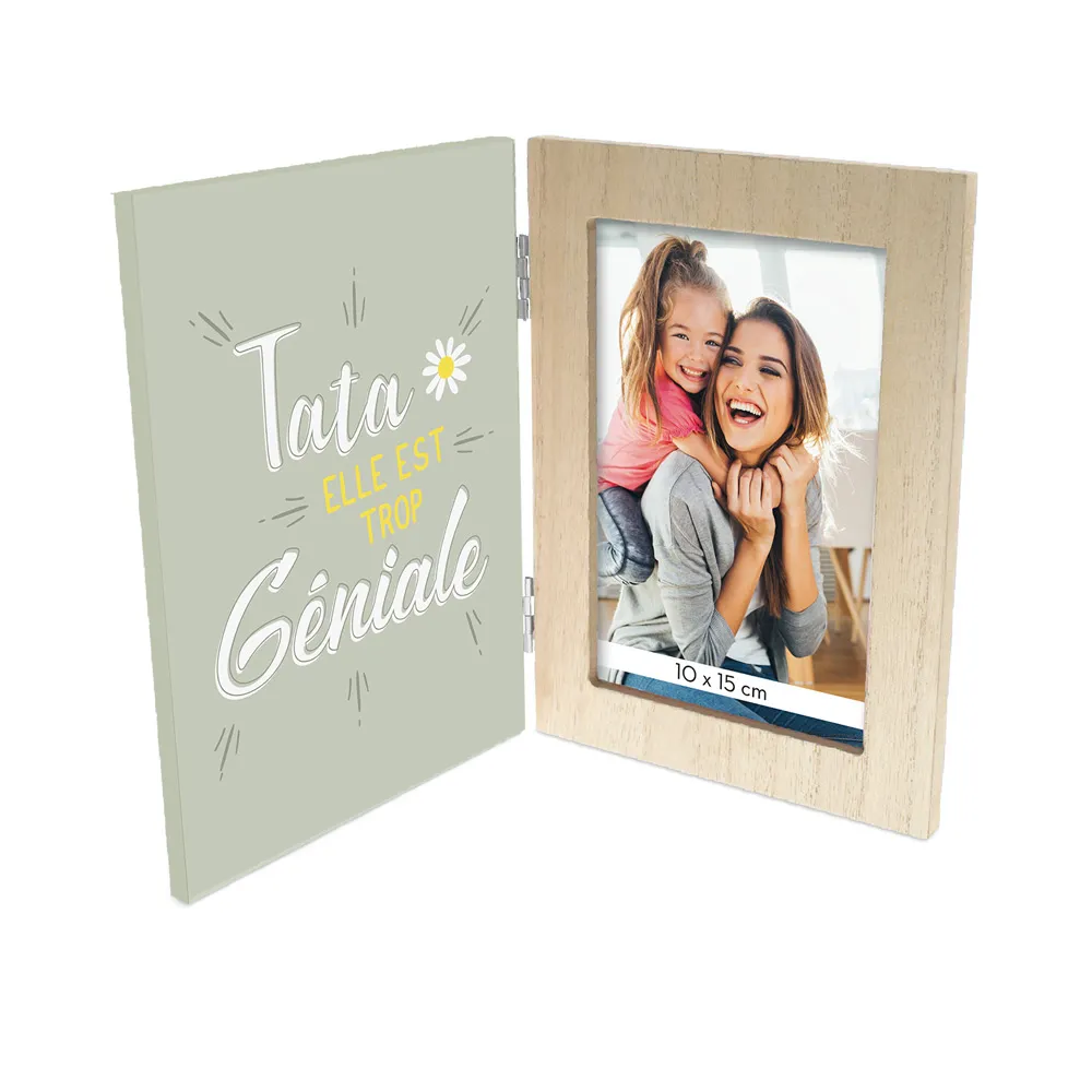 Cadre "Tata Elle Est Trop Geniale"