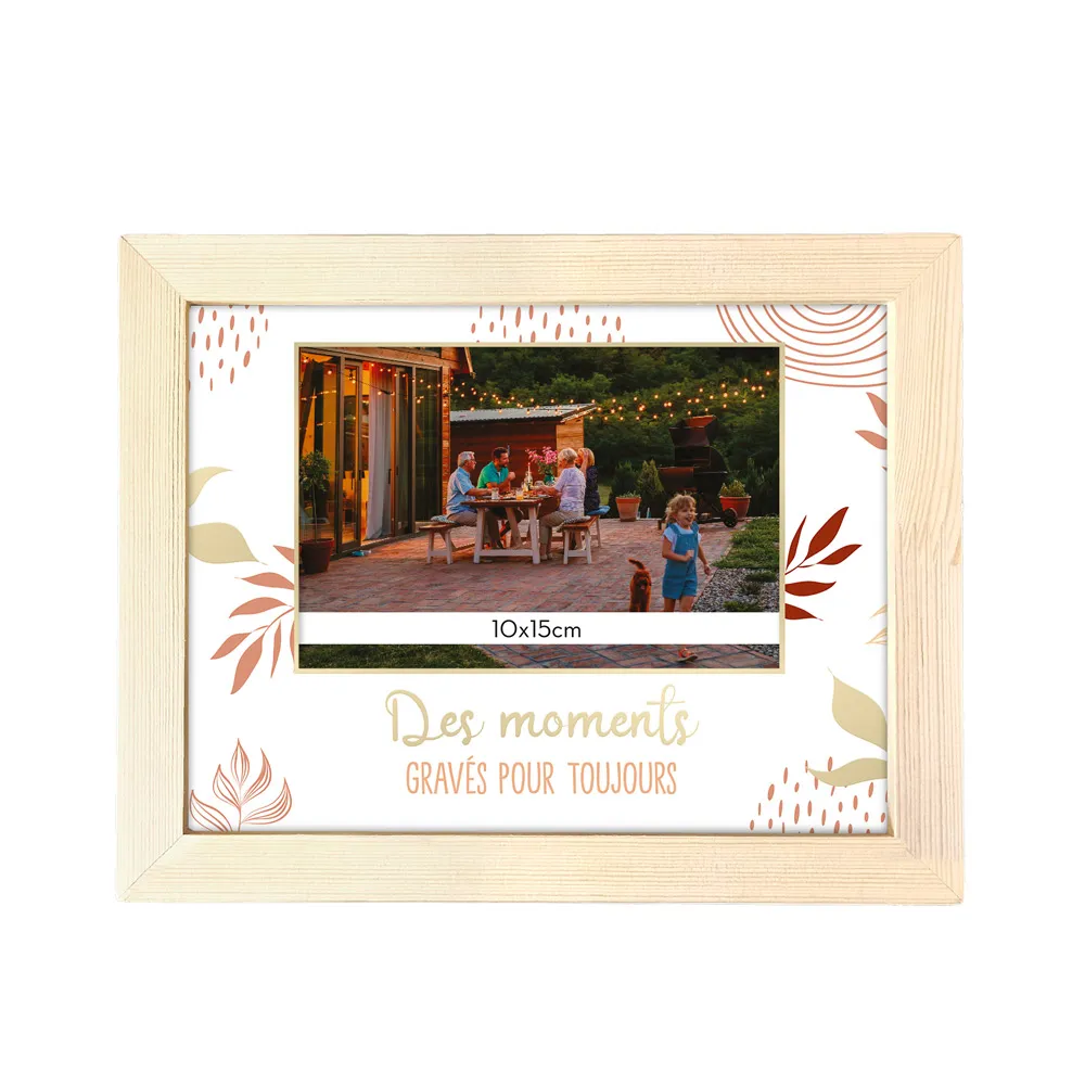 [STC-CD8626V05] Cadre Photo "Des Moments Graves Toujours"