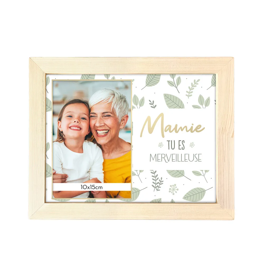 [STC-CD8626V08] Cadre Photo "Mamie Tu Es Merveilleuse"