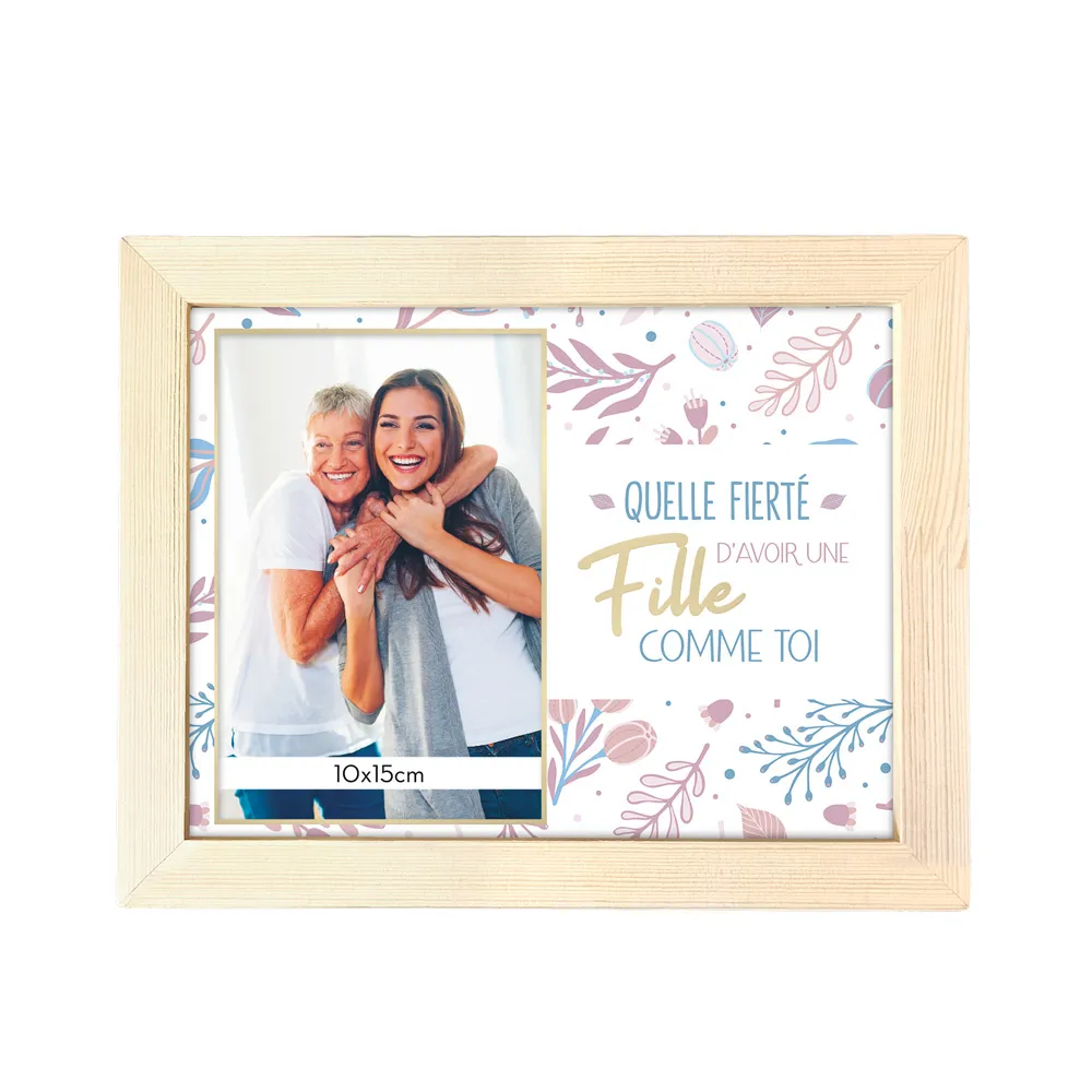 [STC-CD8626V12] Cadre Photo "Fille Comme Toi"