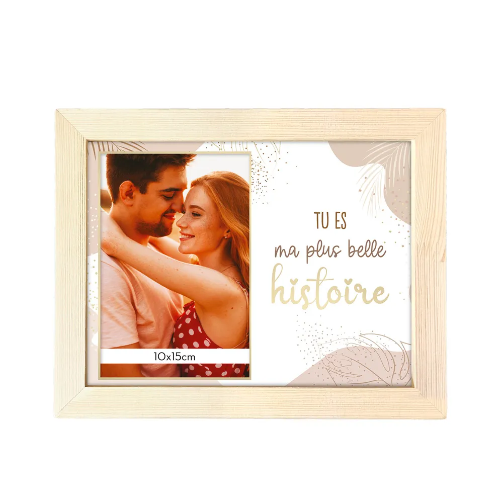 [STC-CD8626V18] Cadre Photo "Tu Es Ma Plus Belle Histoire"