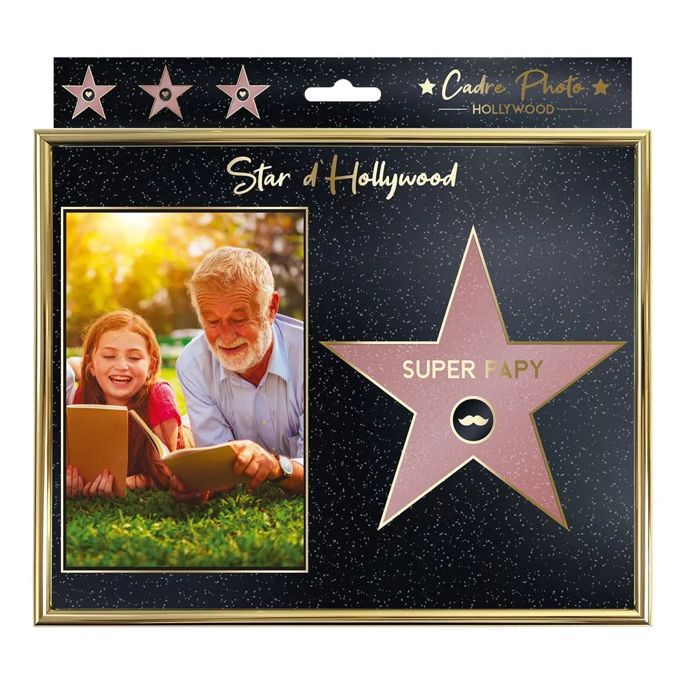 [STC-CD8839V03] Cadre Photo Hollywood Papy