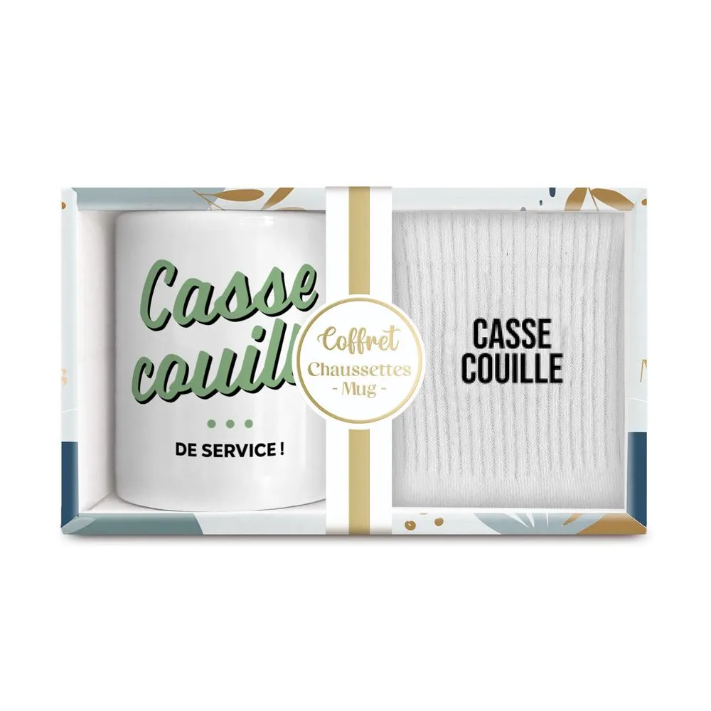 Coffret Mug Chaussettes Homme Casse-Couille