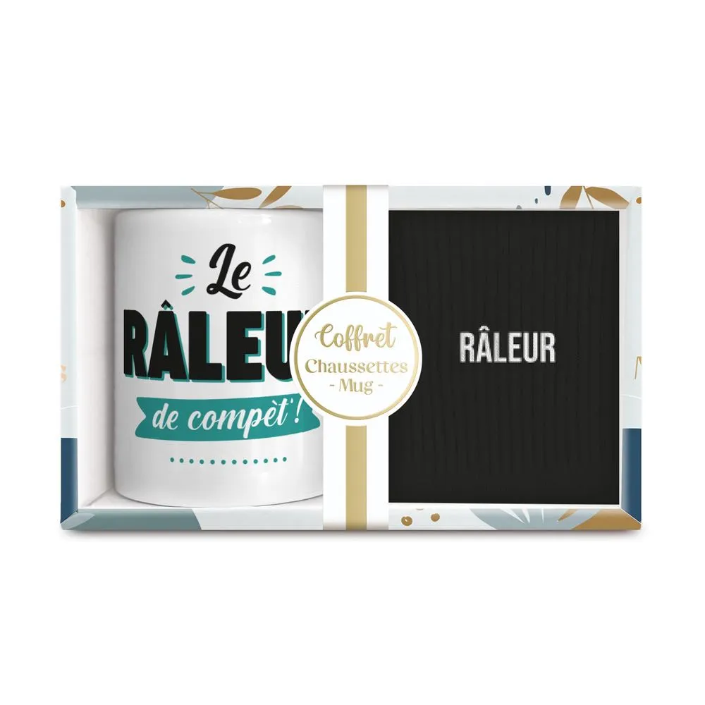 [STC-CD10462] Coffret Mug Chaussettes Raleur