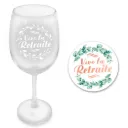 Coffret Verre Vin Femme Retraite
