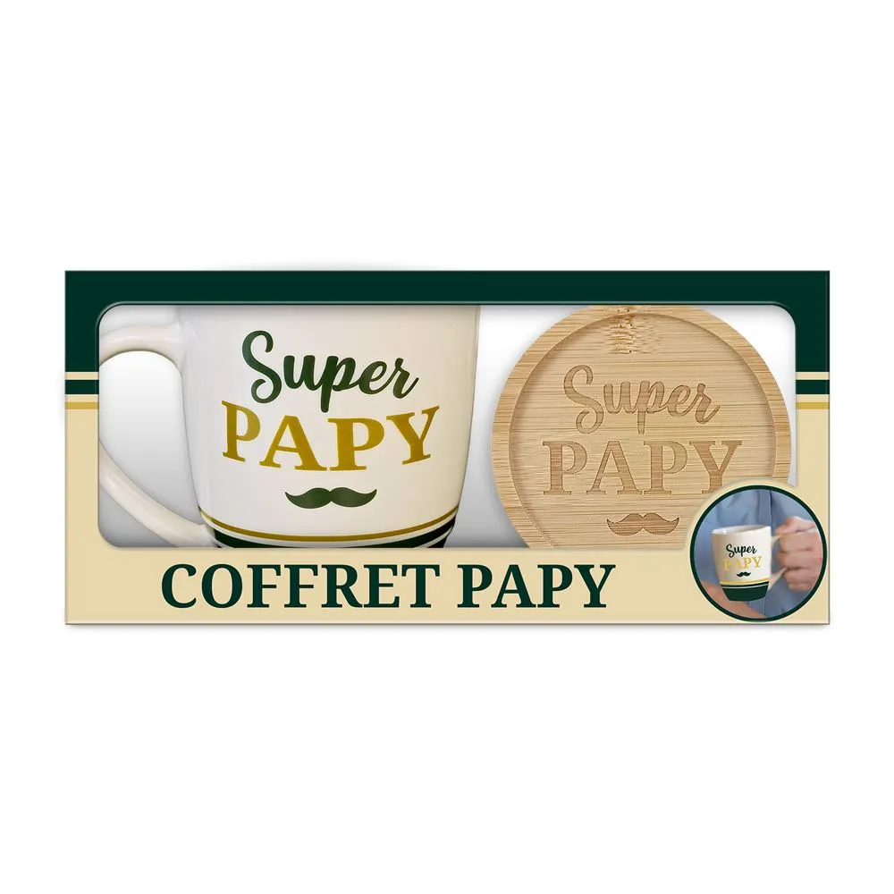 [STC-CD9306] Coffret Cafe Super Papy