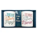 Coffret Duo Mugs Papy Mamie
