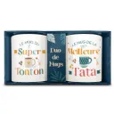 Coffret Duo Mugs Tonton Tata