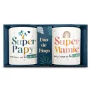 Coffret Duo Mugs Super Papy Mamie