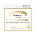 Cadre Diplome Anniversaire
