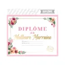 Cadre Diplome Meilleure Marraine