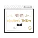Cadre Diplome Meilleur Tonton