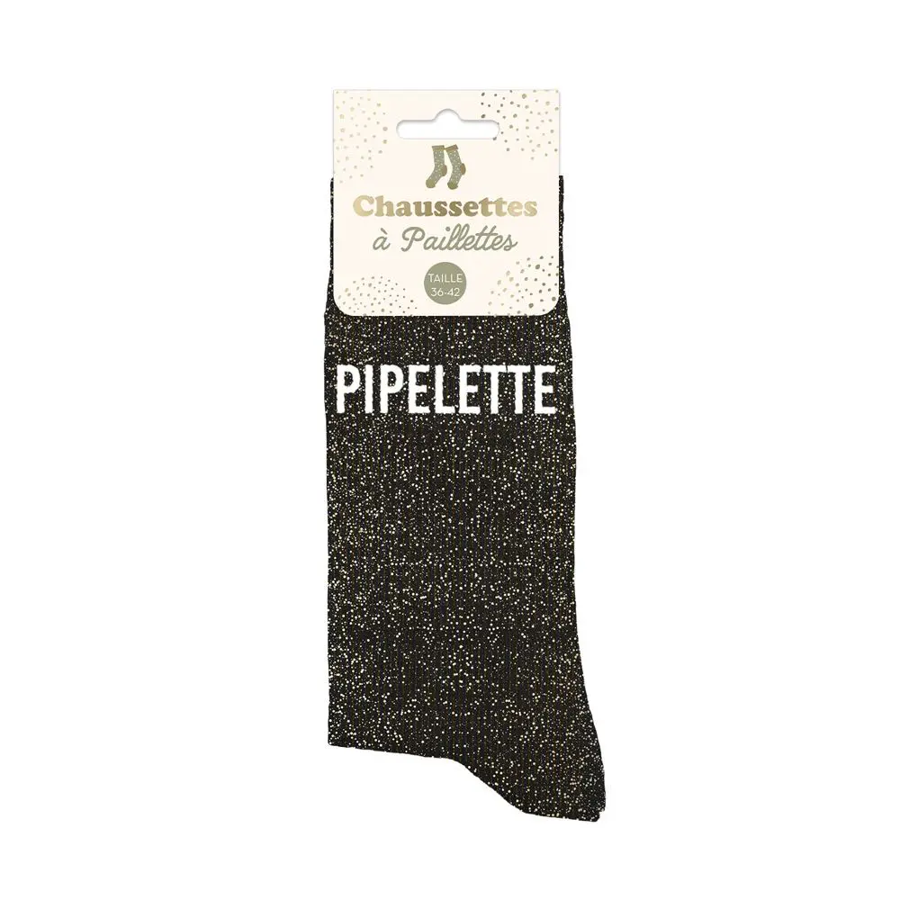 [STC-CD9358V02] Chaussettes Paillettes Pipelette