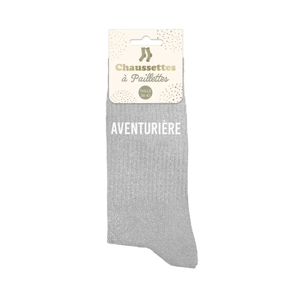 [STC-CD9358V04] Chaussettes Paillettes Aventuriere