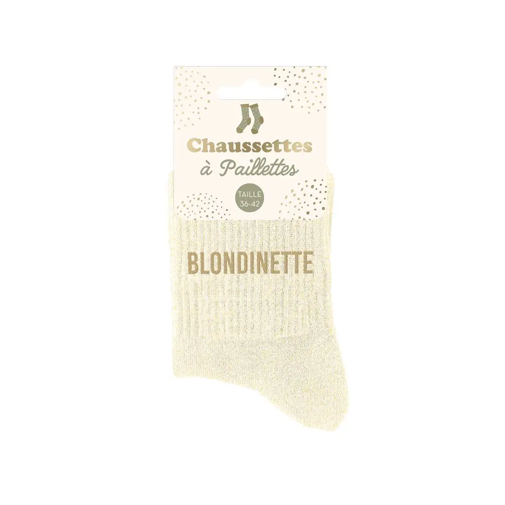 [STC-CD9424V01] Chaussettes Paillettes Blondinette