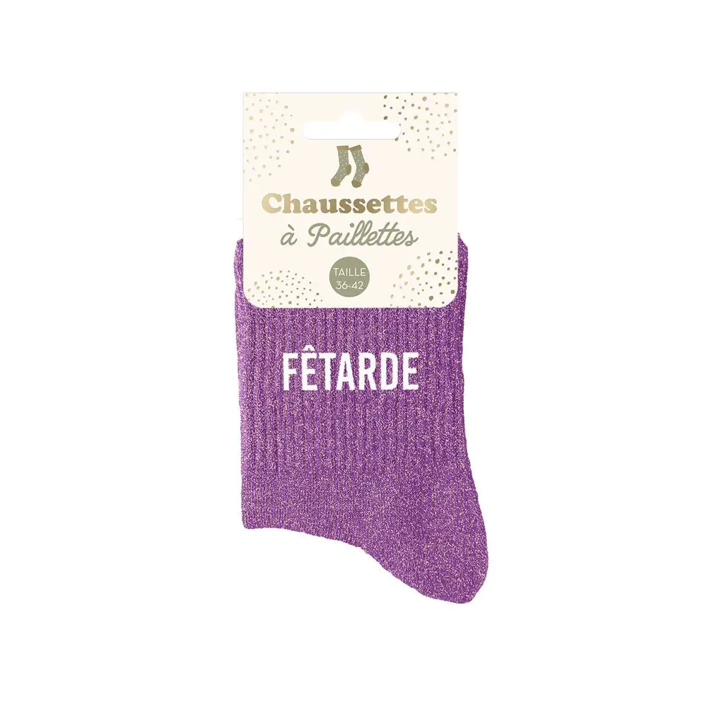 [STC-CD9424V12] Chaussettes Paillettes Fetarde